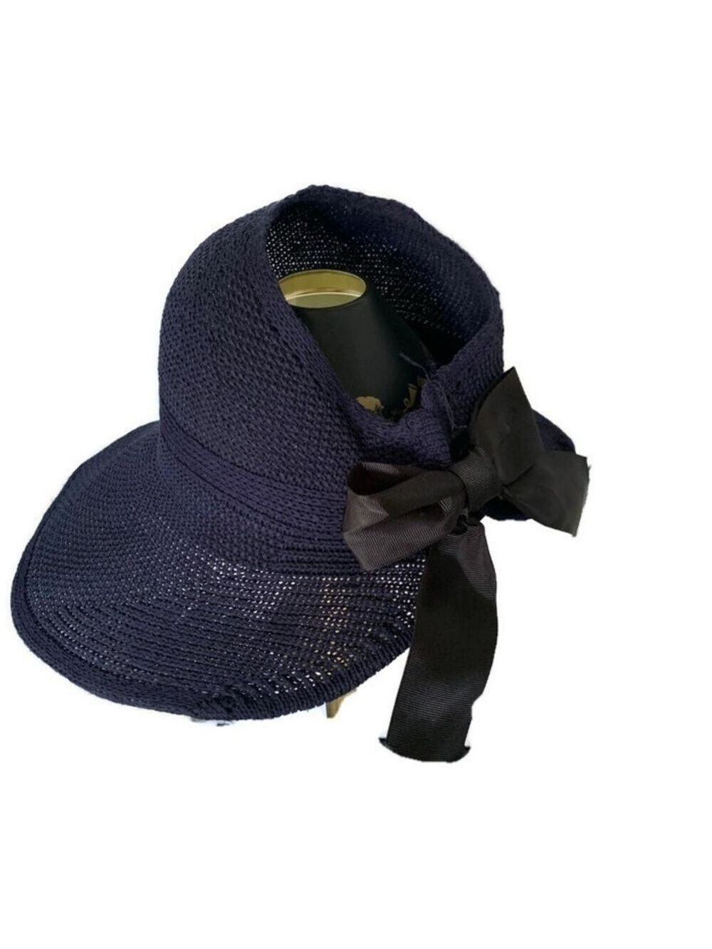 NEW-SOFT Straw Wide Brim Foldable Sun Visor Hat